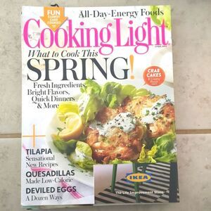 Lot/Bundle 8 Cooking Light Magazines 2014 2015